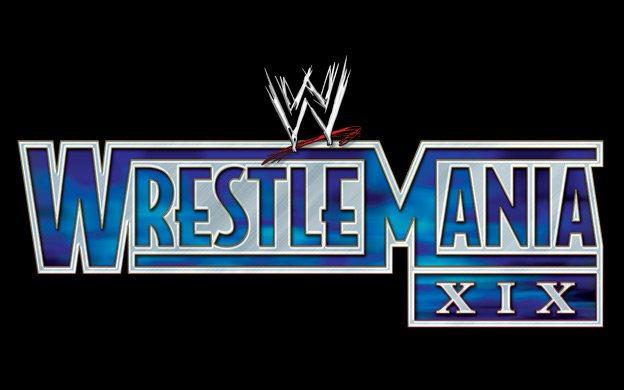 WrestleMania 19, WrestleMania 19 logo, wwe WrestleMania 19 logo