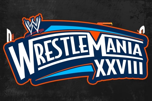 WrestleMania 28, WrestleMania 28 logo, wwe WrestleMania 28 logo