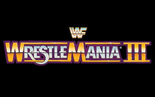 WrestleMania 3, WrestleMania 3 logo, wwe WrestleMania 3 logo