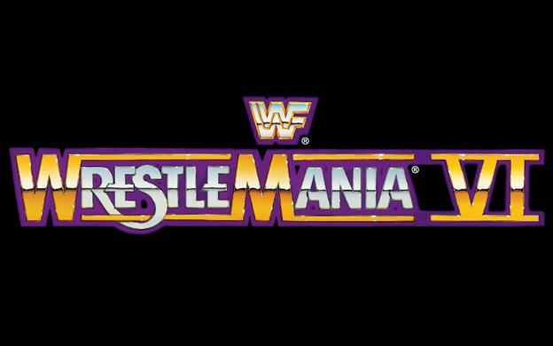 WrestleMania 6, WrestleMania 6 logo, wwe WrestleMania 6 logo