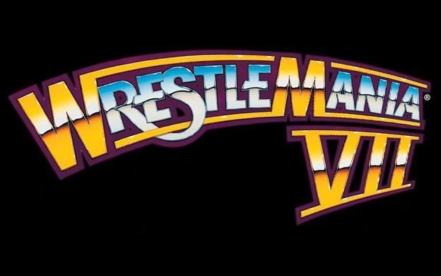 WrestleMania 7, WrestleMania 7 logo, wwe WrestleMania 7 logo