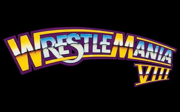 WrestleMania 8, WrestleMania 8 logo, wwe WrestleMania 8 logo
